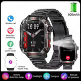 HT29 Smart Watch With Flashlight Air Pressure Altimeter Barometer SOS Healty Monitor GPS Motion Track Outdoor Sports Smartwatch