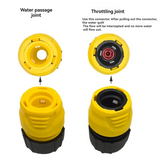 Water Pipe Connectors(2 Pcs) With 3M 3/4 Water Inlet Pipe For Karcher And Gardening Water Stop Hose