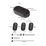 Bluetooth Camera Shutter Remote Control 65Ft Range For Iphone 1216 Pro Max, For Gopro 812, Android