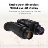NV8310 Naked-eye 3D Head-mounted Tactical Telescope Camera 4K UHD Infrared Binoculars for Hunting Camping Day and Night Use