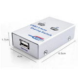 USB 2.0 splitter auto Sharing Switch For 2 PC Computer Printers 2 Port Hub switcher 2 hosts share one printer USB sharer