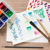 48Pc Chinese Calligraphy Brush Set Watercolor Brush Bulk With Roll Bamboo Brush Holder For Writing Suitable For Pa