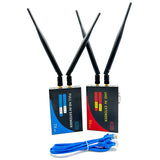 1080P 4K HDMI Wireless Transmission Audio Video Transmitter and Receiver 200M HDMI Extender W/ RJ45 VGA Port for Camera PC To TV
