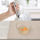 Household Electric Stainless Steel Rechargeable Milk Frother Kitchen Mixer Blender Kitchen Utensils with USB Port