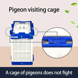 New Spliceable Plastic Bird Cage for Outdoor Training Portable Aviary for Pigeons Parrots Double Door Design