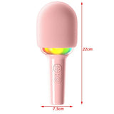 Home Singing Karaoke Wireless Microphone Wireless Bluetooth Music Player Audio Integrated Noise Reduction Microphone Speaker