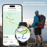 H19 Android 5G Smart Watch 1.95 Inch AMOLED Face Recognition Unlocked Support for Tik Tok and Twitter HD Video Calls GPS NFC