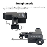 Photography Trolley Silent Slide Rail Camera Focus Tracking Slide Trolley For Gopro Hero 12 Iphone 15 Pro Max  S23