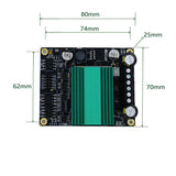 New 100A Dual Super Power H-bridge Optocoupler Isolated Version Ultra-Wide Voltage Motor Driver Motor Drive Module