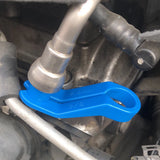 7pcs Pipe Joint AC Lines Angled Disconnect Mixed Size Plastic Car Fuel Line Angled Disconnect Portable Auto Accessories