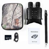 W550B Professional Tactical Telescope Camera 20X Optical Infrared Night Vision Binoculars for Hunting with 4 inch Large Screen