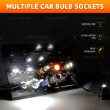 220V to 12V Test Board for Car Auto Headlight LED Bulb T10 W5W Festoon C5W T20 7443 1156 1157 H1 H3 H7 H4 9005 Tester