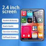 2.4-inch touchscreen MP3 player Built-in 4GB Bluetooth MP4 player Memory expansion, audio recording, FM radio, video playback.