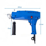 New built-in gear blue digital display tufting Gun 2 in 1 Cut Loop Pile DIY Tools Electric Carpet Weaving Flocking Rug Machine