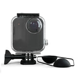 E-Easy To Use-Waterproof Camera Case For Gopro MAX Panoramic Sports Camera Bezel Underwater Protective Case Diving Accessories