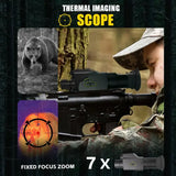 MV265 Pro Head Mounted Monocular Telescope Camera Professional Thermal Imaging Night Vision Scope for Hunting Camping