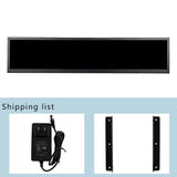 24inch 1920x360 Bar LCD Monitor With USB Port Iamge Rotate and USB Play Video
