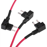 5pcs 12V Standard/Mini/Low Profile Mini Add-a-Circuit Fuse Tap Adapter, Blade Fuses Holder Plug Socket for Cars, Trucks, Boats