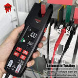 Professional Digital Clamp Multimeter U6 600A AC/DC Voltage Resistance Capacitance Diode Tester Electronic Measuring Instrument