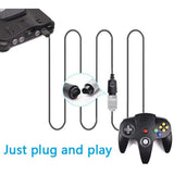 4 Pack 6Ft N64 Controller Extension Cable Cord for Nintendo 64 N64 Controller