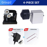 Lure Winding Epoxy Glue Machine Professional Fishing Rod Winding Machine DIY Fishing Rod Building Elctric-Drive Machine