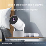 Cross-border new product HY-300PRO-KTV audio home high-definition projector mini micro portable projector