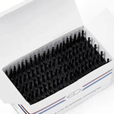 Hair Extensions Tools 6D Hair Buckle Tools 40 Pcs 6D Hair Extension Machine 6D-2 Hairs Comb Medium Brown Beige Black Color Hairs