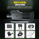 MV265 Pro Head Mounted Monocular Telescope Camera Professional Thermal Imaging Night Vision Scope for Hunting Camping