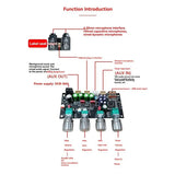 DC8-36V AMP Microphone Preamplifier Fever Karaoke Reverb Board Microphone Karaoke Singing Anti-Howling
