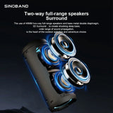 Portable Outdoor Speaker XDOBO 50W BT5.3 IPX7 Waterproof Bass Boost TWS 20H Playtime 5V/2A Type-C