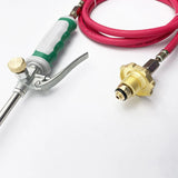 Propane Heating Torch, Stainless Steel Liquefied Gases Combustion Torch with 2m Stainless Steel Hose, 700mm Length,