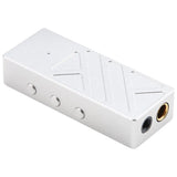 (BAAY) Type-C Audio CT7601PR+ES9039Q2M Decoder Small-Diameter DAC Lossless Portable Headphone HiFi Amplifier Sound Card Silver