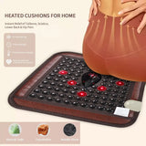Infrared Heating Photon Mat Tourmaline Jade Cushion Acupoint Massage Massager Mat Square Cushion Relieves Pain 45x45cm