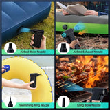 Mini Fan, 130000RPM Compressed Air Duster, Powerful Cordless Blower For Electronics And Home Appliance Cleaning
