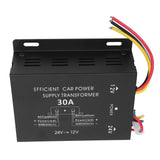 24V to 12V DC Voltage Converter Powerful Car Power Supply Voltage Converter for Trucks Motorhomes SUVs Buses