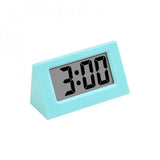 Mini Clock Simple Electronic Digital Display Clock Bedside Clock Car Clock Student Clock Portable Desk Clock Triangular Clock