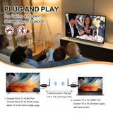 4K Wireless Transmitter Receiver 150M HDMI Extender Audio Video Display Adapter Share for Camera DVD Laptop PC To TV Projector