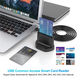 USB Smart Card Reader ATM Tax Return Card Reader Portable Convenient Card Reader