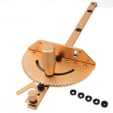 Ruler for Table Saw Router Woodworking Tools Miter Gauge With Track Stop Table Saw/Router Miter Gauge Sawing Assembly Angle