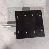 Z-Axis Precision Manual Elevation Stage 125x125MM Fine Tuning Lifting Platform with Linear Bearing for CNC XYZ XYZXZY