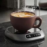 5V Electric Coffee Mug Warmer 10W Cup Heater with 3 Gear Temperature Control Hot Plate Coaster for Milk Tea Water