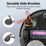 For Roborock QV 35A/QV 35S/QR 598/QR 798 Compatible 24Pcs QV 35A Accessories Kit- Robot Vacuum Brush Mop Cloth Pad