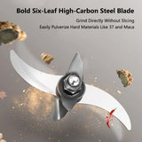 4500g 304 Stainless Steel Grinder Machine Large-scale Crusher Household Mill Commercial Powder Ultra-fine Grinding Machine Mill