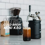 2024 New Stainless Steel Nitro Cold Brew Coffee Maker Home Keg with Pressure Regulating Valve