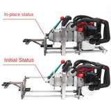 Powered Steel Drilling Pile Driving Tool Photovoltaic Bracket Punching Machine for PV Power Generation Project