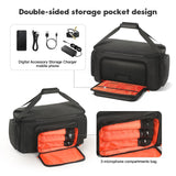 Travel Storage Bag with Shoulder Strap Portable Speaker Carry Tote Bag for JBL PartyBox On The Go 2 Speaker Accessories