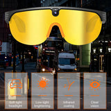 1Pc AI Smart Cycling Glasses Men 800W Camera Video with Translation Sunglasses Call Music HD Color Change Sports Glasses