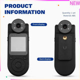 L20 4K HD Wifi Mini Camera Carrecorder 180° Rotatable Lens Handheld Law Enforcement Body Camera Smart Portable Camera