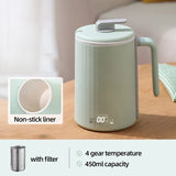 450ml Electric Kettle Stew Cup Health Preserving Pot Portable Thermo Teapot Boiled Water Pot Desktop Electric Heating Cup 220V