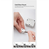 Light Meter II Cold Shoe for DSLR Film Camera Light Meter 12 Shutter Speed Photography Accessories(Silver)